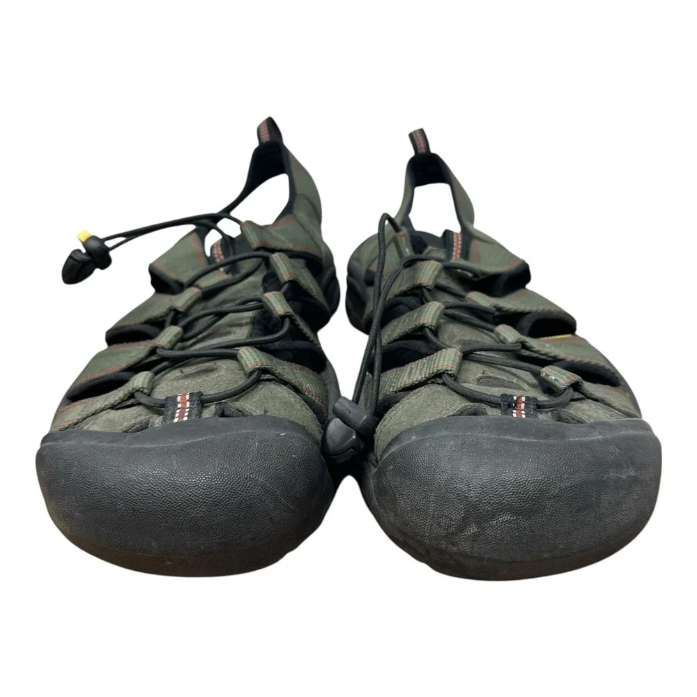 KEEN‎ Men's Size 11 Hiking Water Sandals Olive Green Closed Toe Outdoor Shoes